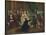 'David Garrick in the Green Room', 18th century-William Hogarth-Stretched Canvas