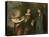 David Garrick-Sir Joshua Reynolds-Stretched Canvas