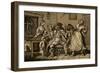 David Garrick-William Hogarth-Framed Premium Giclee Print