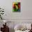 David Geometrized-null-Framed Stretched Canvas displayed on a wall