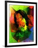 David Geometrized-null-Framed Art Print