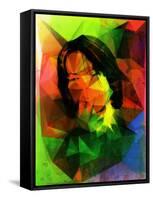 David Geometrized-null-Framed Stretched Canvas