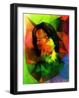 David Geometrized-null-Framed Art Print