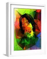 David Geometrized-null-Framed Art Print