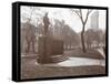 David Glasgow Farragut Statue in Madison Square Park, New York, c.1905-Byron Company-Framed Stretched Canvas