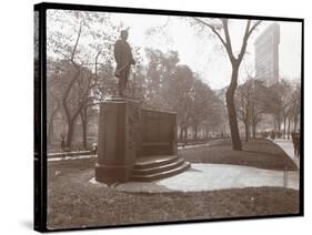 David Glasgow Farragut Statue in Madison Square Park, New York, c.1905-Byron Company-Stretched Canvas