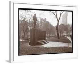 David Glasgow Farragut Statue in Madison Square Park, New York, c.1905-Byron Company-Framed Giclee Print