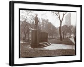 David Glasgow Farragut Statue in Madison Square Park, New York, c.1905-Byron Company-Framed Giclee Print