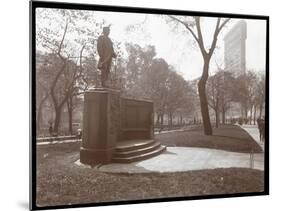 David Glasgow Farragut Statue in Madison Square Park, New York, c.1905-Byron Company-Mounted Giclee Print