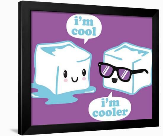 David & Goliath - I'm Cool Humor Poster-null-Framed Poster