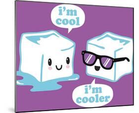 David & Goliath - I'm Cool Humor Poster-null-Mounted Poster