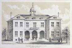 Old City Hall, New York, in 1776, from 'Valentine's Manual', Engraved by George Hayward, 1856-David Grim-Framed Giclee Print