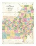 Map of Illinois and Missouri, c.1839-David H^ Burr-Art Print