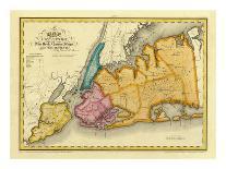 State of New York, c.1840-David H^ Burr-Framed Art Print