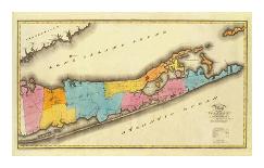 State of New York, c.1840-David H^ Burr-Framed Art Print