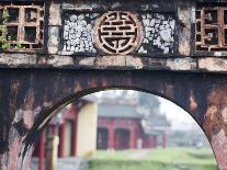 Carved Arch Inside the Imperial Palace, in Hue, Vietnam-David H. Wells-Photographic Print