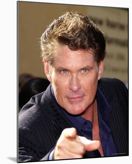 David Hasselhoff-null-Mounted Photo