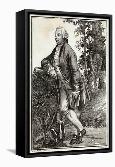 David Hume Scottish Historian and Philosopher-Gianbattista Bosio-Framed Stretched Canvas