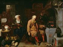 The Village Surgeon, 17Th Century (Oil on Canvas)-David III Ryckaert-Giclee Print