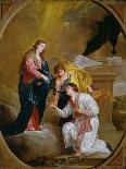 St Valentine Kneeling in Supplication-David III Teniers-Stretched Canvas