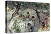David in the wilderness of Ziph by Tissot -Bible-James Jacques Joseph Tissot-Stretched Canvas