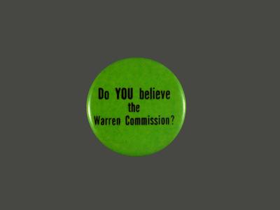 Warren Commission Button