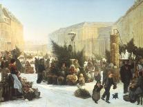 Selling Christmas Trees, 1853-David Jacobsen-Stretched Canvas