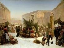 Selling Christmas Trees, 1853-David Jacobsen-Giclee Print
