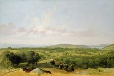View of Narragansett Bay, Near Warwick, Rhode Island-David Johnson-Giclee Print