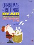 Christmas Greetings by Air, Latest Posting Dates December 7-16-David Judd-Vaughan-Framed Art Print