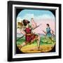 David Killing Goliath-null-Framed Giclee Print