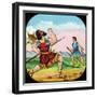 David Killing Goliath-null-Framed Giclee Print