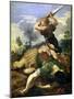 David Killing Goliath-Pietro Da Cortona-Mounted Giclee Print