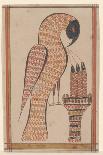 Pelican in its Piety, Fraktur Painting, C.1810-David Kulp-Giclee Print