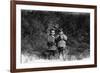 David (l) and Elisabeth (r), children of Bernadette Lafont and Diourka Medveczky, 1963, Nimes, sout-null-Framed Photo