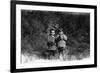 David (l) and Elisabeth (r), children of Bernadette Lafont and Diourka Medveczky, 1963, Nimes, sout-null-Framed Photo