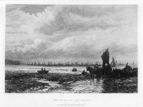 Fishing Boats Off Whitby, North Yorkshire, 19th Century-David Law-Giclee Print