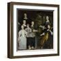 David Leeuw with His Family, 1671-Abraham van den Tempel-Framed Art Print