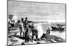 David Livingstone Discovering Lake Ngami, Botswana, 1 August 1849-null-Mounted Giclee Print