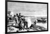 David Livingstone Discovering Lake Ngami, Botswana, 1 August 1849-null-Framed Giclee Print