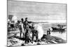 David Livingstone Discovering Lake Ngami, Botswana, 1 August 1849-null-Mounted Giclee Print