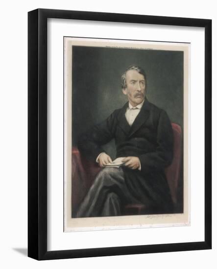 David Livingstone Missionary and Explorer-null-Framed Art Print