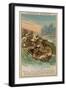 David Livingstone's Boat Being Attacked by a Hippopotamus on the Orange River, Africa, 1867-1873-null-Framed Giclee Print