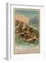 David Livingstone's Boat Being Attacked by a Hippopotamus on the Orange River, Africa, 1867-1873-null-Framed Giclee Print