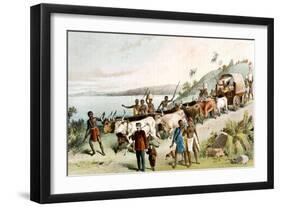 David Livingstone, Scottish Missionary and African Explorer, 1849-null-Framed Giclee Print