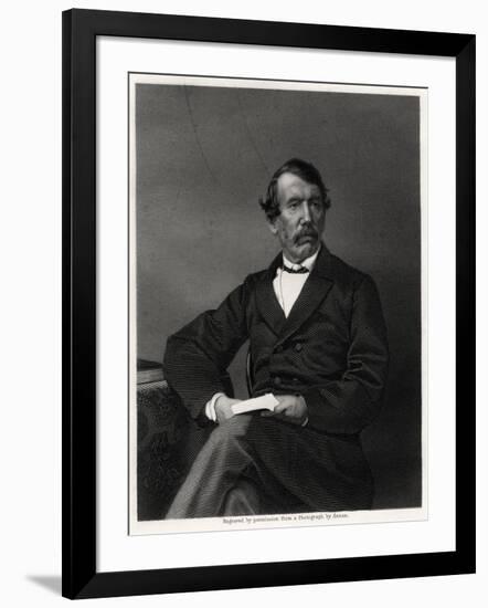 David Livingstone, Scottish Missionary and African Explorer, 19th Century-null-Framed Giclee Print