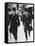 David Lloyd George and Winston Churchill Walking Together, Both Wearing Top Hats and Waistcoats-null-Framed Stretched Canvas