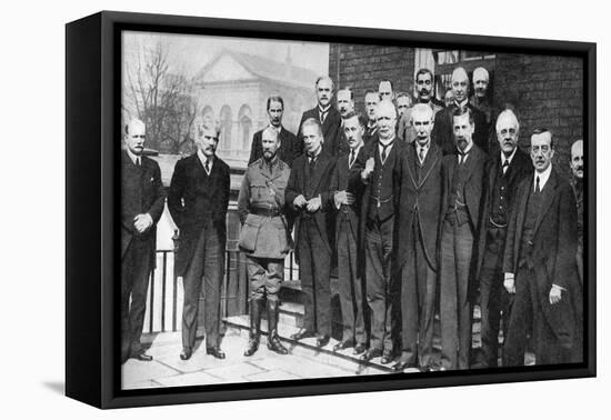 David Lloyd George, British Prime Minister, with Some of His Colleagues, 1917-null-Framed Stretched Canvas