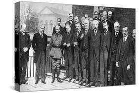 David Lloyd George, British Prime Minister, with Some of His Colleagues, 1917-null-Stretched Canvas