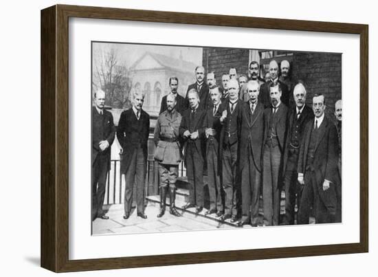 David Lloyd George, British Prime Minister, with Some of His Colleagues, 1917-null-Framed Giclee Print
